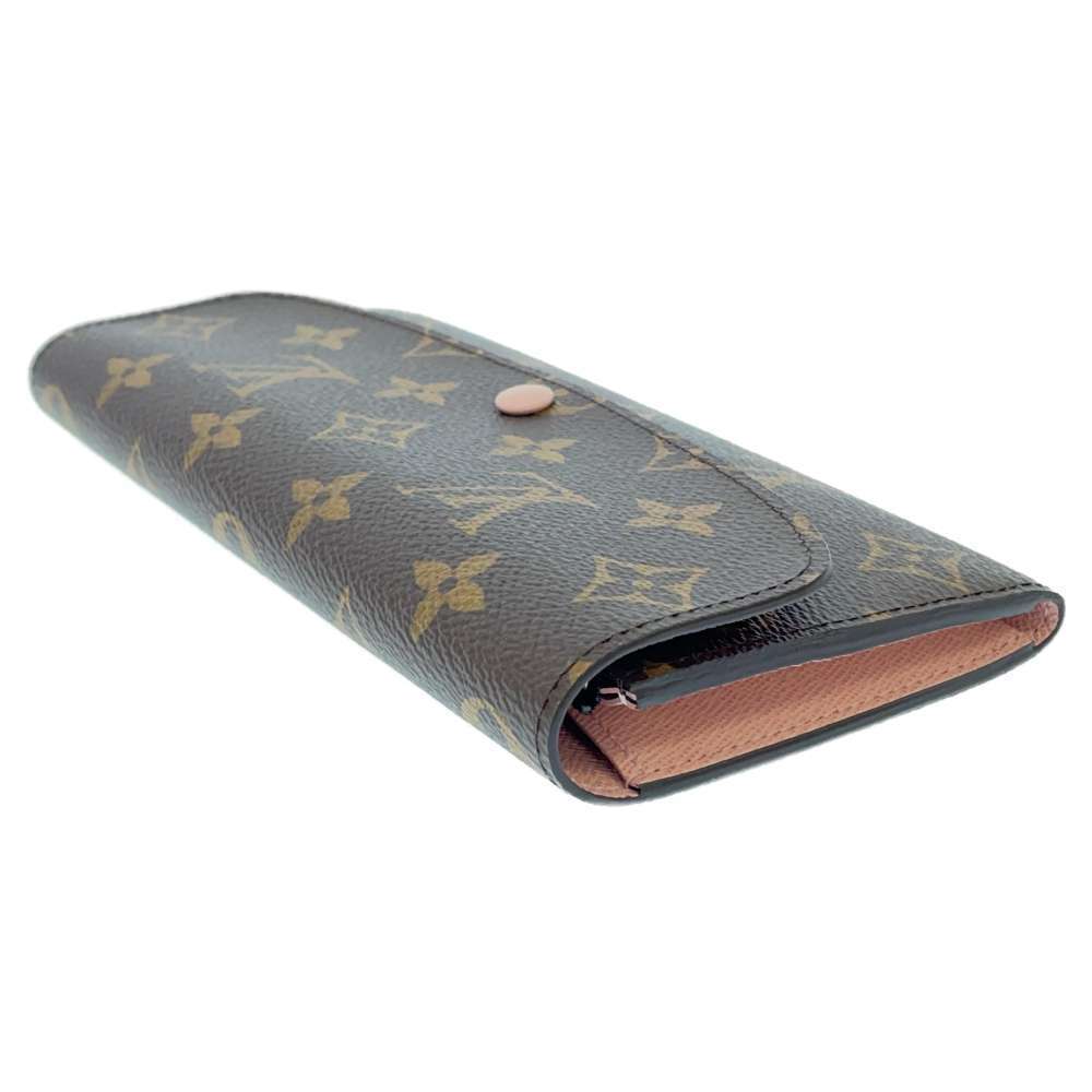 Louis Vuitton Wallet Long Emilie Monogram Portefeuille Brown